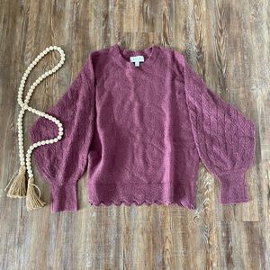 Purple Elle Sweater
